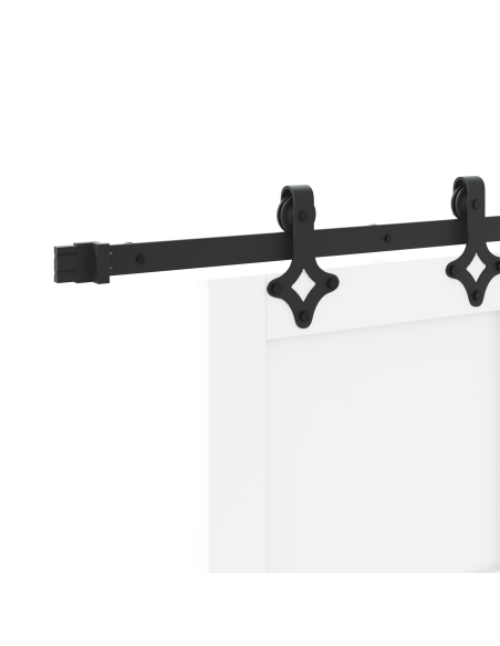 Porta scorrevole con set di accessori 'ORKDAL'in legno massello di pino bianco