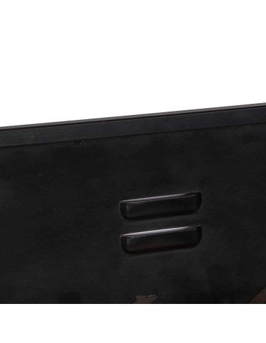 Appendiabiti da Parete 90x11x30 cm in Legno Massello di Mango