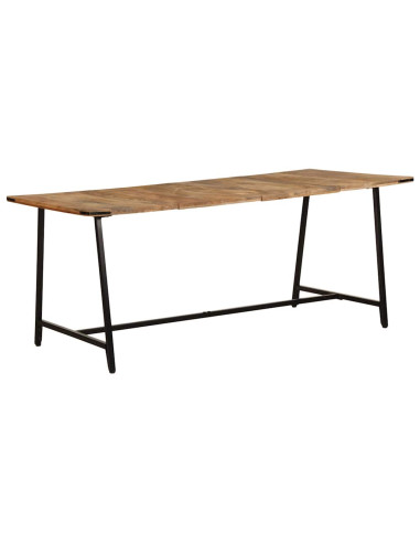 Tavolo da Pranzo 180x90x75 cm in Legno Massello di Mango