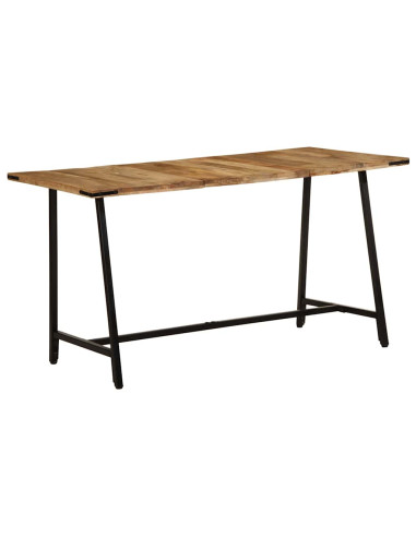 Tavolo da Pranzo 140x70x75 cm in Legno Massello di Mango