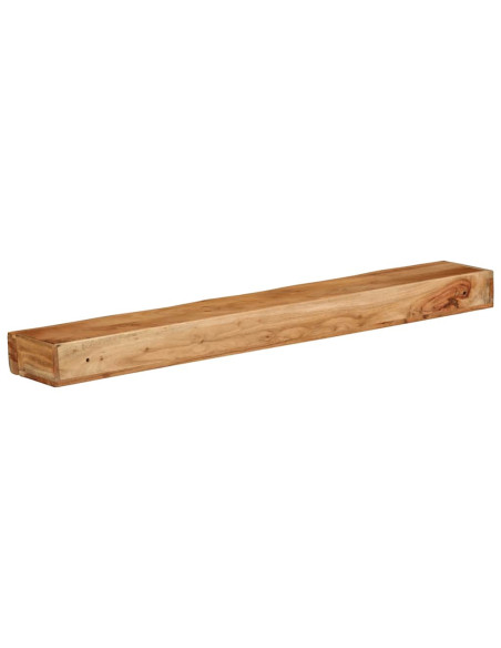 Mensole da Parete 2 pz 100x17x8 cm in Legno Massello di Acacia