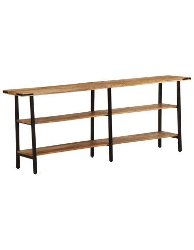 Tavolo Consolle 180x35x70 cm in Legno Massello di Mango