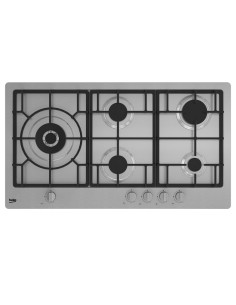 Beko HIML 95225 SXE Acciaio inox Da incasso 90 cm Gas 5 Fornello(i)