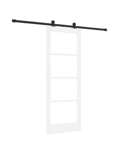 Porta scorrevole con set di accessori 'ORKDAL'bianca 78x202 cm