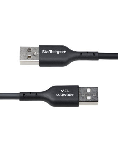 StarTech.com Cavo di Ricarica USB-A a USB-C da 3m - Cavetto di Carica Rapida USB-A a Type-C da 3A, Cavo per Trasferimento Dati U