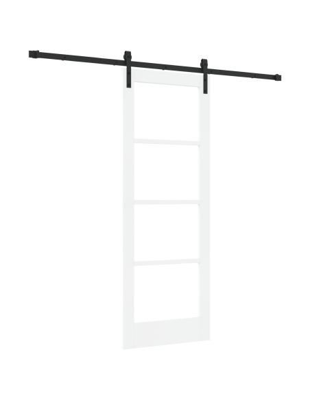Porta scorrevole con set hardware 'ORKDAL'Bianca 73.5x198.5 cm