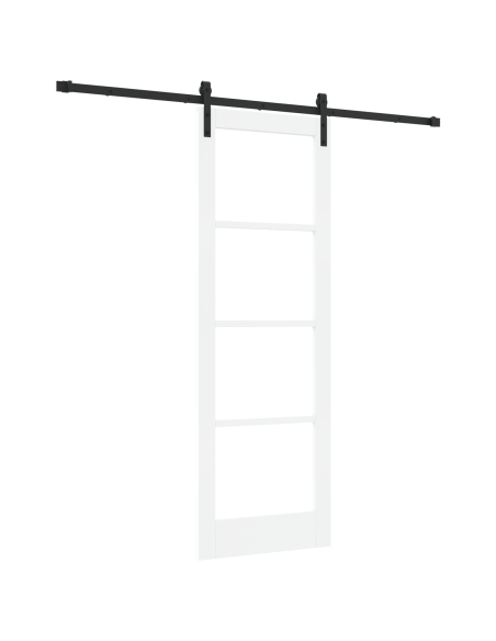 Porta Scorrevole con Set Hardware 'ORKDAL'Bianca 73.5x211 cm