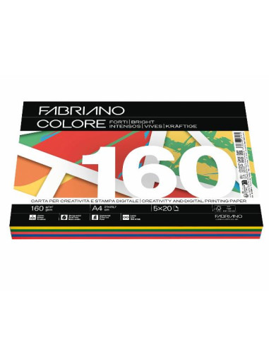 FABRIANO COLORE MIXFORTI-A4-160