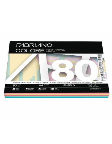 FABRIANO COLORE MIXTENUI-A4-80