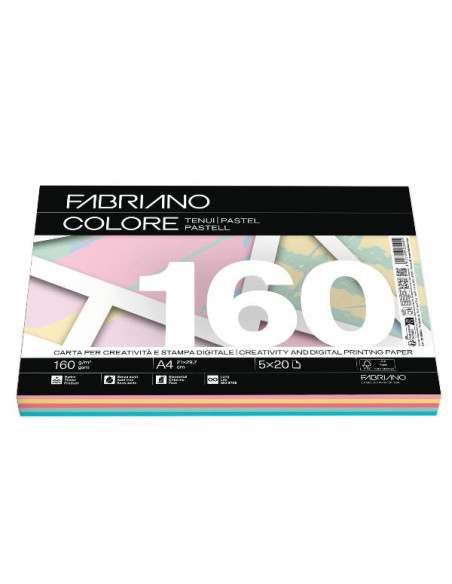 FABRIANO COLORE MIXTENUI-A4-160