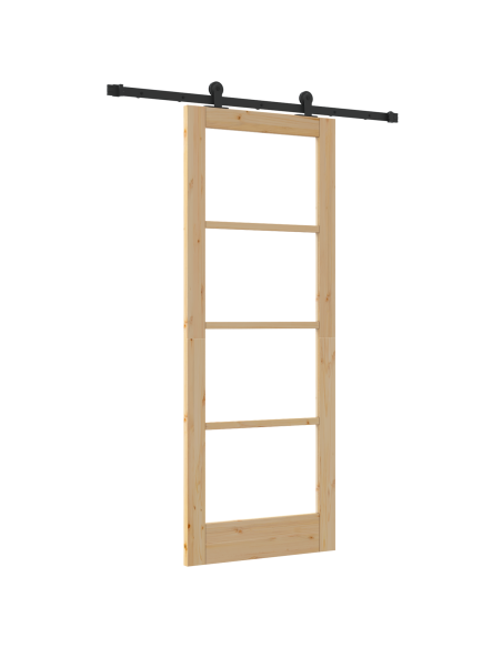 Porta Scorrevole con Set di Accessori "ORKDAL" 78x202 cm