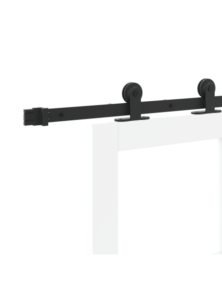 Porta scorrevole  con set hardware ORKDAL Bianco 61x198,5 cm, Porta interna  con vetro ORKDAL Bianco 61x198,5x4 cm