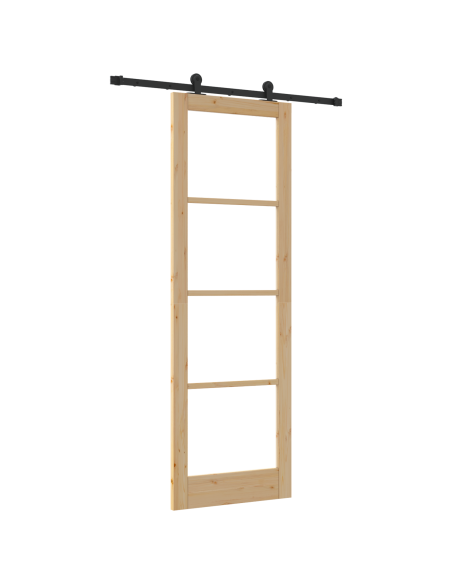 Porta Scorrevole con Set di Ferramenta "ORKDAL" 78x232 cm