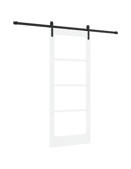Porta Scorrevole con Set di Ferramenta 'ORKDAL'Bianco 83x202 cm