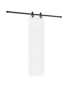 Porta scorrevole ORKDAL Bianco 61 x 198,5 cm Pino massello