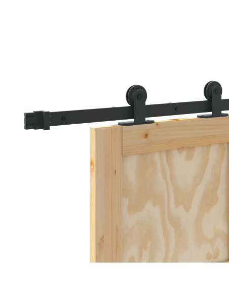 Porta scorrevole ORKDAL Marrone 83 x 232 cm Pino massello