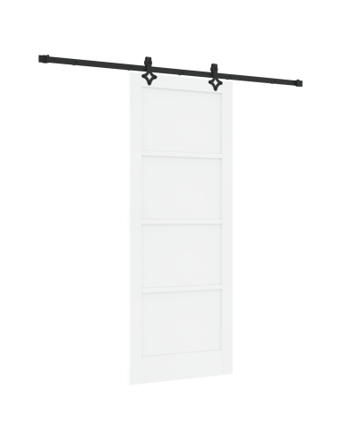 Porta scorrevole ORKDAL Bianco 83 x 211 cm Pino massello