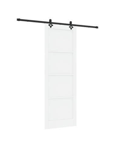 Porta scorrevole ORKDAL Bianco 83 x 232 cm Pino massello