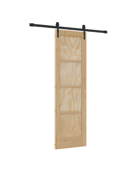 Porta scorrevole  con set di ferramenta 'ORKDAL'Legno massello di Pino, Porta interna  'ORKDAL'61x198,5 cm Legno massello di Pin