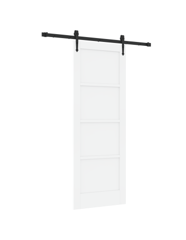 Porta scorrevole ORKDAL Bianco 73,5 x 198,5 cm Pino massello