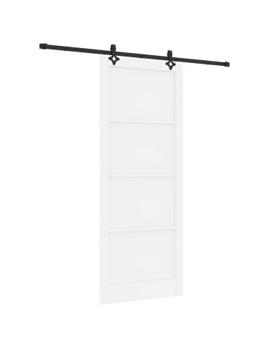 Porta scorrevole ORKDAL Bianco 93 x 232 cm Pino massello