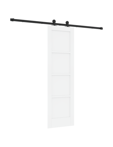 Porta scorrevole ORKDAL Bianco 61 x 198,5 cm Pino massello