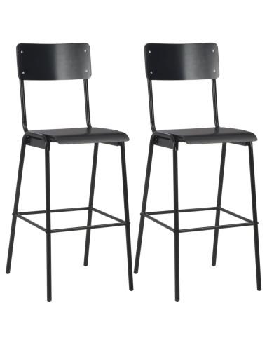 Set da Bar 3 pz in Acciaio Nero