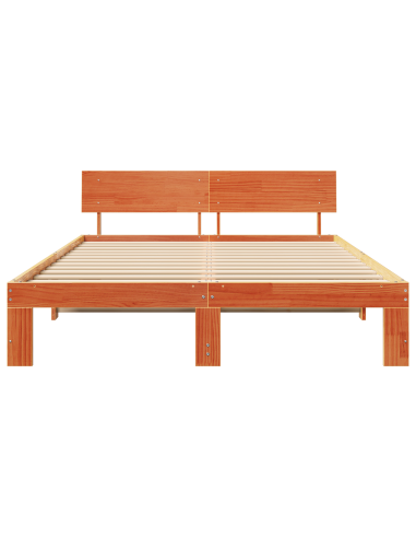 Struttura del letto Marrone cerato 160 x 200 cm Pino massello