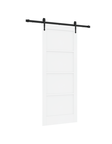 Porta scorrevole ORKDAL Bianco 83 x 202 cm Pino massello