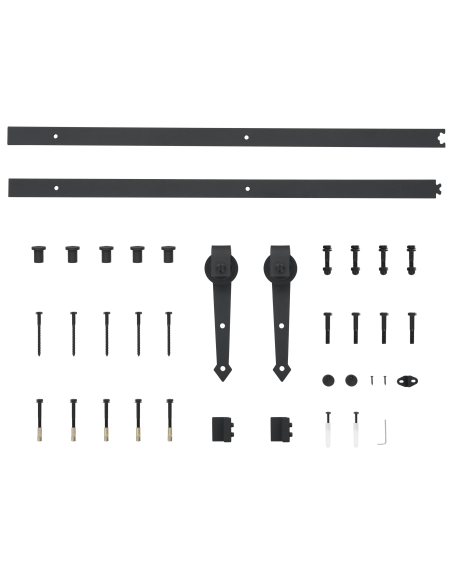 Porta scorrevole ORKDAL Marrone 86 x 198,5 cm Pino massello