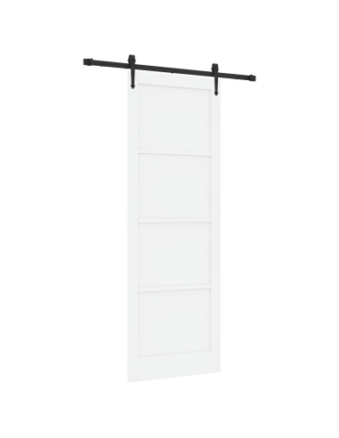 Porta scorrevole ORKDAL Bianco 83 x 232 cm Pino massello