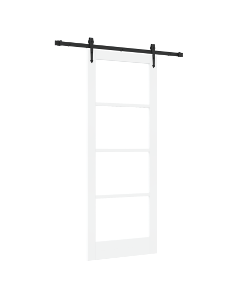 Porta Scorrevole con Set di Accessori 'ORKDAL'Bianca 83x211 cm