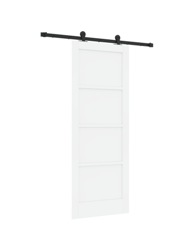 Porta scorrevole ORKDAL Bianco 78 x 202 cm Pino massello