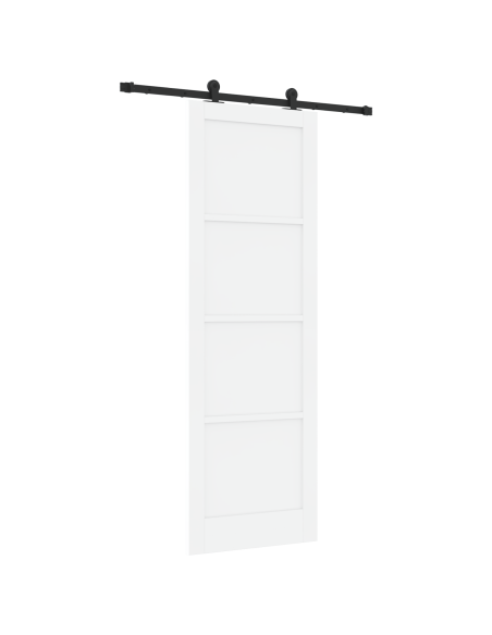 porta scorrevole con set di ferramenta 'ORKDAL'Bianca Legno Massello Pino, Porta Interna 'ORKDAL'Bianca 78x232x4 cm Legno Massel