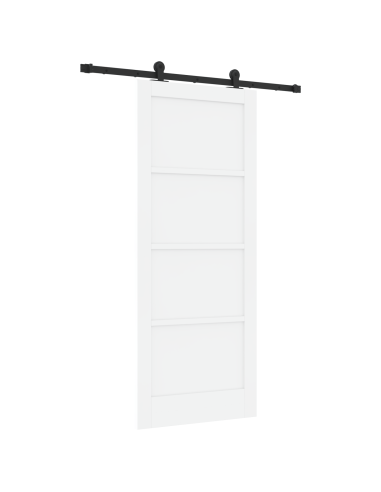 Porta scorrevole ORKDAL Bianco 83 x 202 cm Pino massello