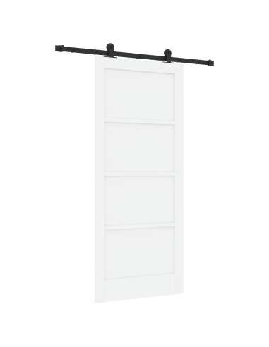 Porta scorrevole ORKDAL Bianco 86 x 198,5 cm Pino massello