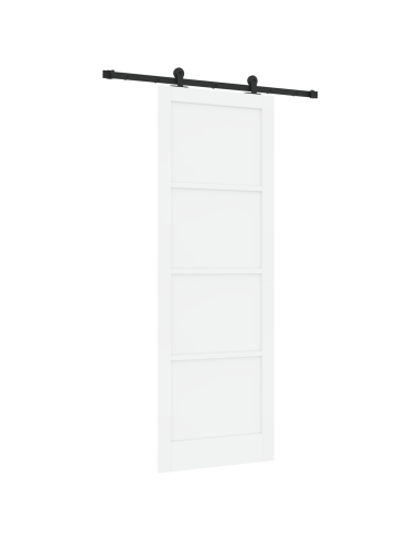 Porta scorrevole ORKDAL Bianco 83 x 232 cm Pino massello
