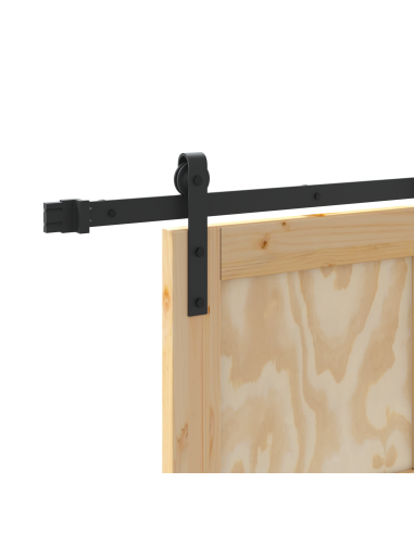 Porta scorrevole Marrone 93 x 202 cm Pino massello