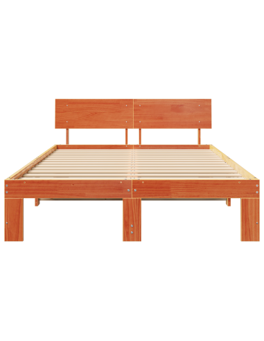 Struttura del letto Marrone cerato 120 x 200 cm Pino massello
