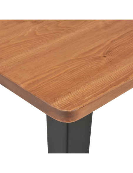 Set da Bar 3 pz in Acciaio Nero Marrone