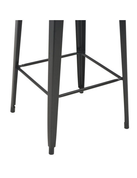 Set da Bar 3 pz in Acciaio Nero Marrone