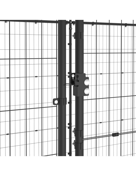 Gabbia per Cani da Esterno in Acciaio 7,26 m²