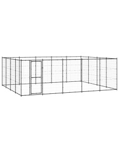 Gabbia per Cani da Esterno in Acciaio 24,2 m²