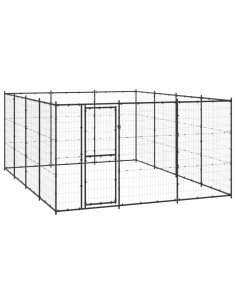 Gabbia per Cani da Esterno in Acciaio 14,52 m²
