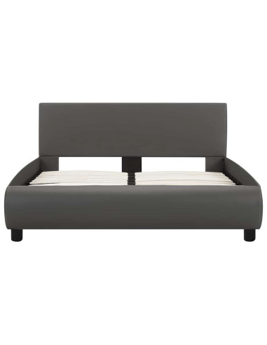 Giroletto con LED Grigio in Similpelle 120x200 cm