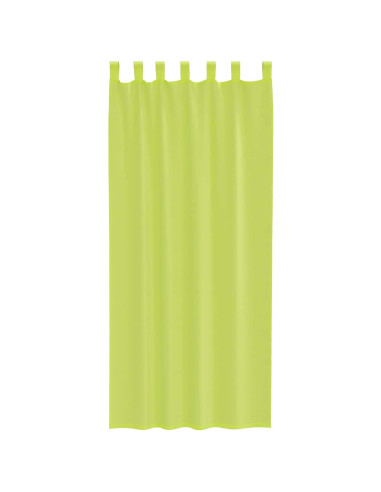 Tende in Voile con Linguetta 2 pz Verde Mela
