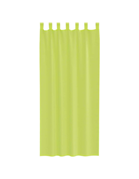 Tende in Voile con Linguetta 2 pz Verde Mela