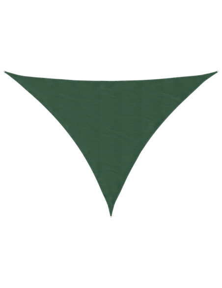 Vela Parasole Verde Scuro 7x5x5 m 100% Poliestere Oxford