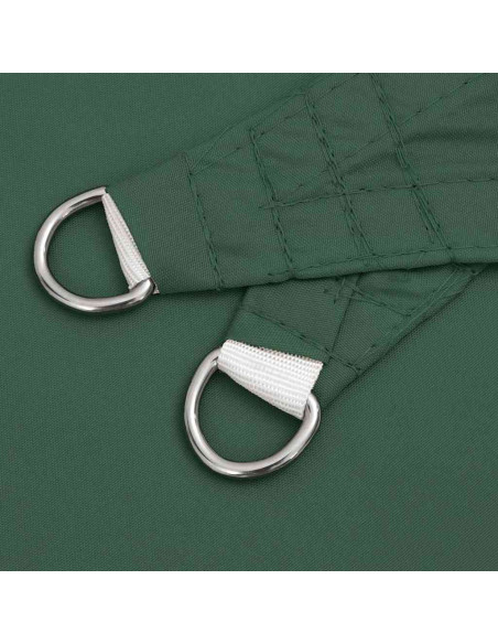 Vela Parasole Verde Scuro 7x5x5 m 100% Poliestere Oxford