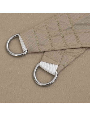 Vela Parasole Tortora 2x2x2 m 100% Poliestere Oxford